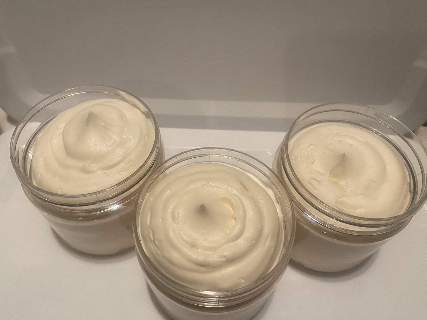 Whipped unscented soap